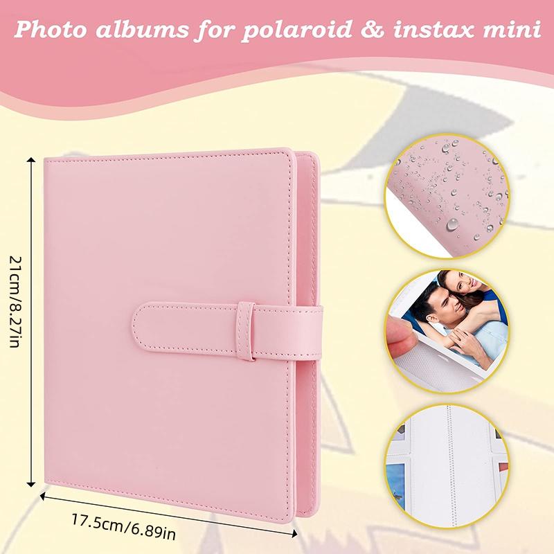 256 Cards Photocard Holder Book Card Protectors Pages Photo Card Card Holder Sleeve for Kpop Storage Office Card Organization Protect Card
