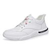 Spring Men's Shoes New Breathable Soft-soled Casual Shoes Board Shoes Men's Leather Shoes Trend White Shoes 2025
