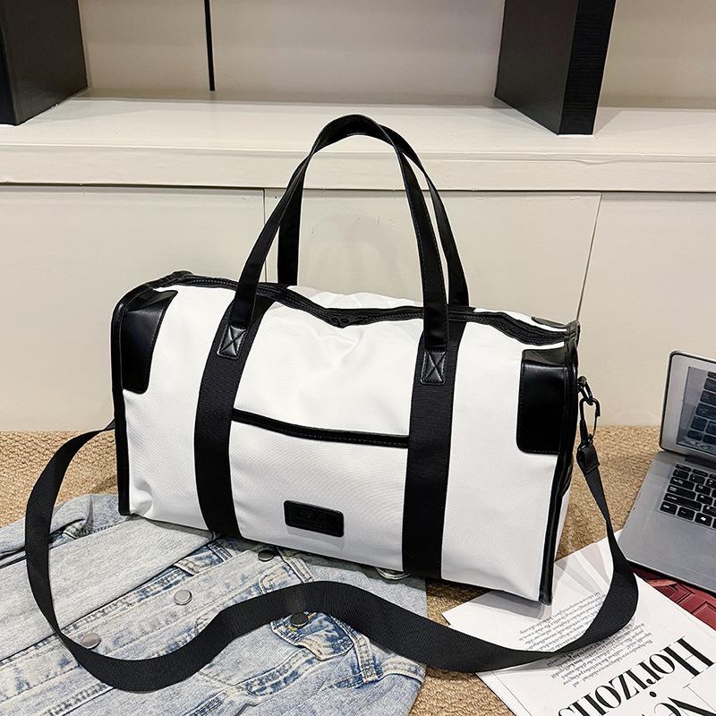 Large Capacity Leisure Travel Bag Fashionable Personalized Hand-proposed Poor Luggage Bag Dry Wet Separation Sports Swimming Fitness Bag