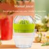 Manual Juicer Lemon Squeezer Portable Mini Citrus Juicer Bottle Household Plastic Orange Juice Machine with Lid Kitchen Gadgets