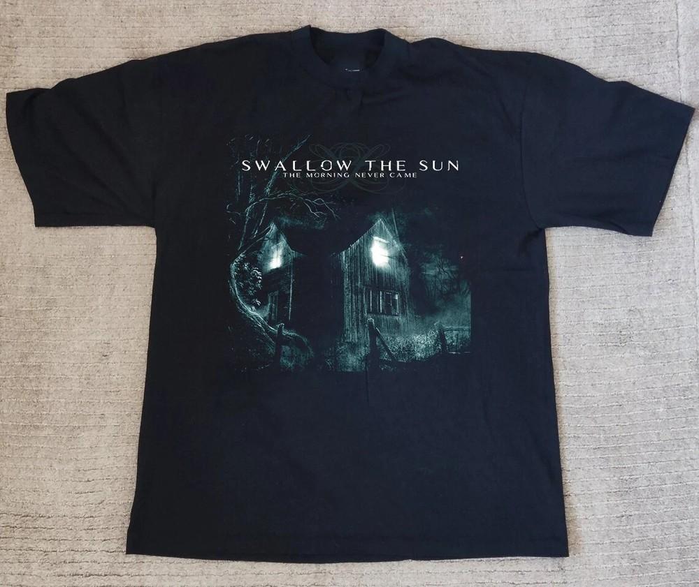 Swallow the Sun Группа The Morning Never Came Черный Хлопок S-5XL AD566 Унисекс Футболка