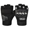 Men's Half-Finger Tactical Cycling Gloves with Non-slip, Shock Absorption, and Hard Shell Protection for Outdoor and Military Training.
