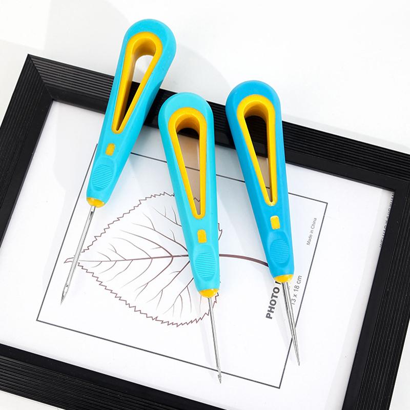 Шило для ремонта кожаной обуви швейный инструмент сапожника DIY Craft прямой изогнутый и дырокол крючок игла прокалыватель стаб шило швейное