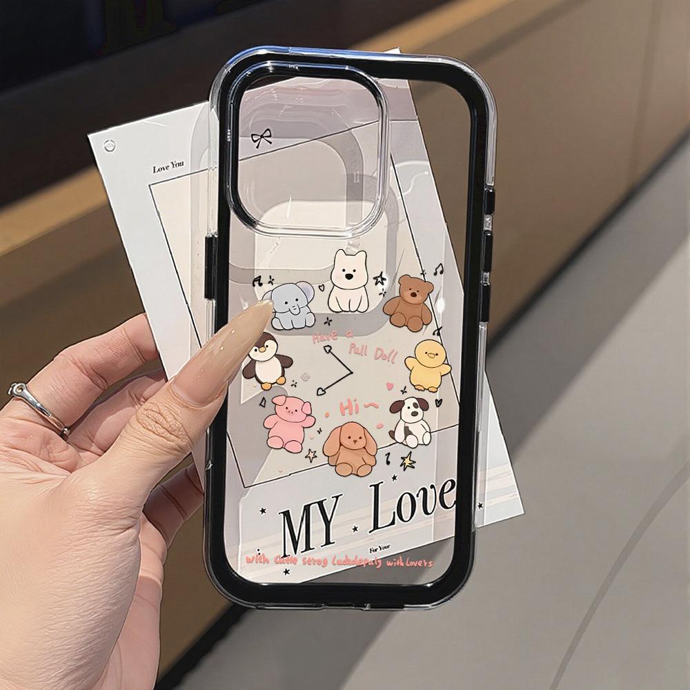 Painted Phone Case for iPhone 17 11 12 13 14 15 16 iPhone 17 12 13 14 15 16 Pro 17 12 13 14 15 16 Pro Max High Quality Painted Animal Cute Phone Case