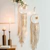 Hanging Dream Catcher Handmade Bohemian Cotton Rope Tassels Star Moon Leaf Owl Bedroom Wall Art Hanging Decoration Pendant