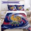 France Football Printed Bedding 3 Piece Set Cozy Breathable Bed Cover Set as Housewarming Holiday Gift