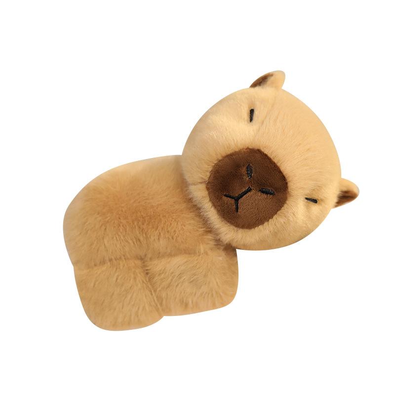 Cute Animal Panda Fox Snapping Circle Plush Toy Doll Capybara Husky Bracelet Children'S Doll