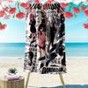 DAN DA DAN Print Beach Towel, Large Soft Quick Dry Towel for Beach Camping Swimming
