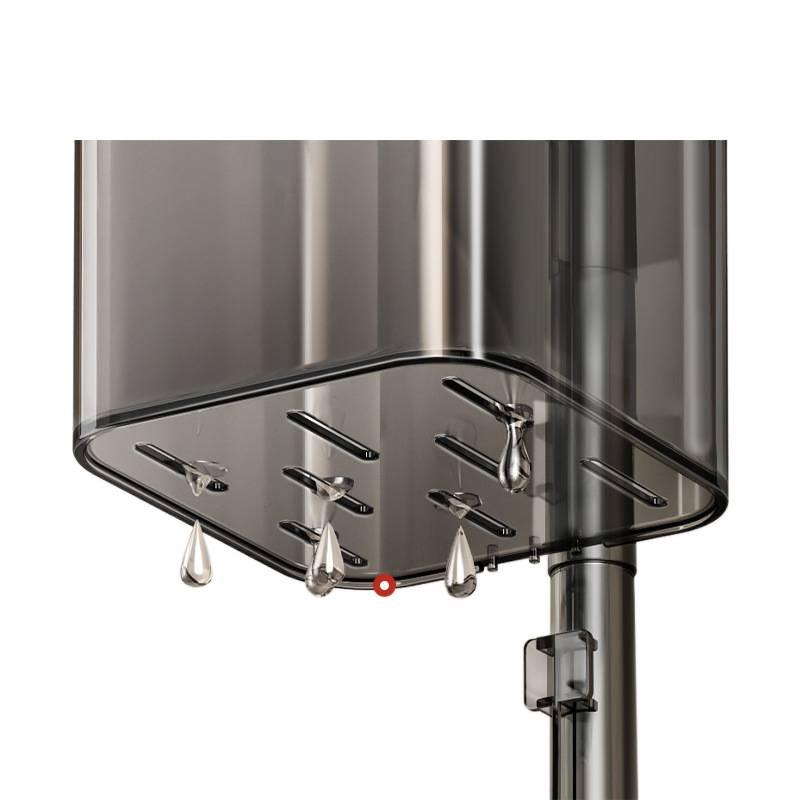 Настенная кухонная корзина для хранения лука, имбиря и чеснока, не требующая сверления