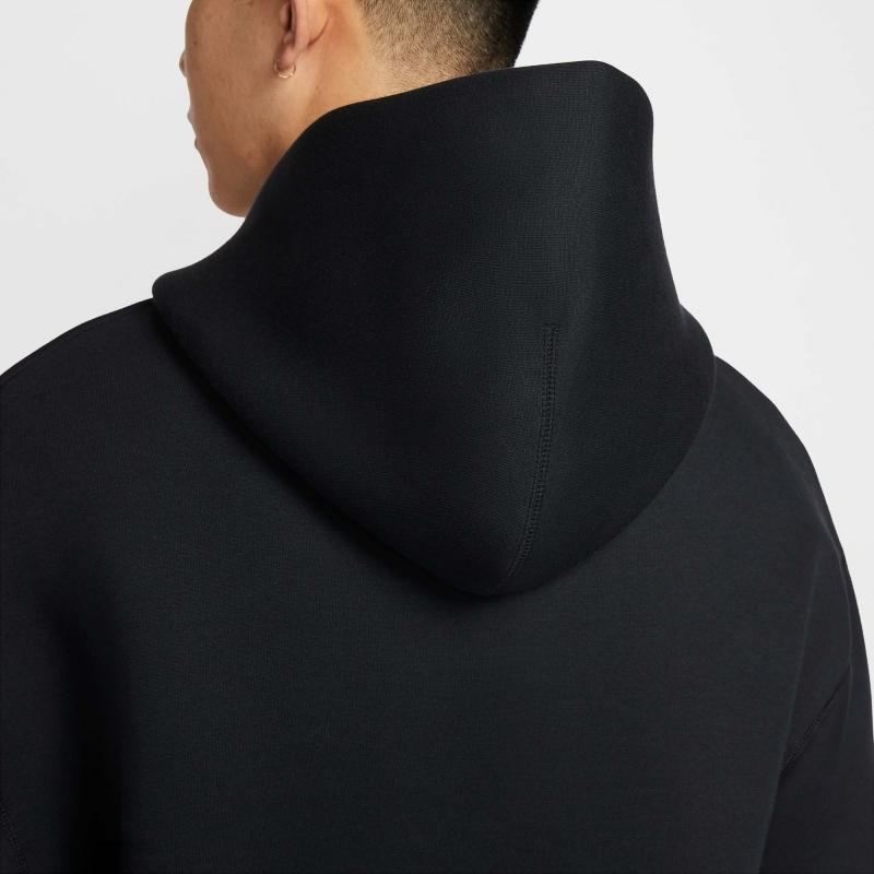 Nike Толстовка с капюшоном Tch Flc, удобная, мягкая, универсальная, мужская, черная HM9790-010