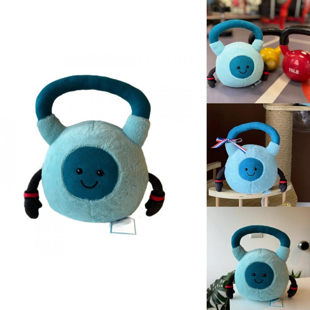 Amuseables Jellycat Гантель для тренировок Плюшевая игрушка с мягким коротким плюшем Для подарка и коллекции