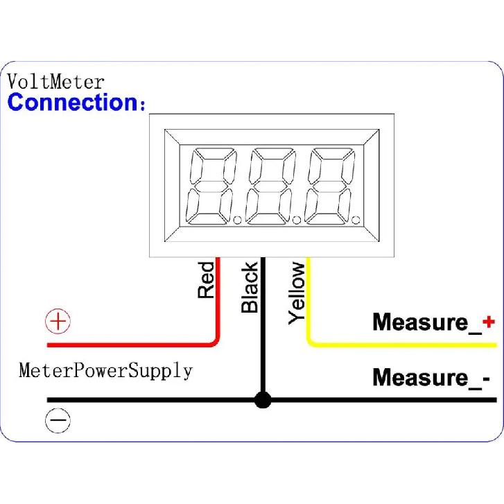 DC 0-600V Voltage Indicator 0-500V LED Digital Voltage Meter Voltmeter Panel Meter Voltmetro Black White Cover Voltage Tester