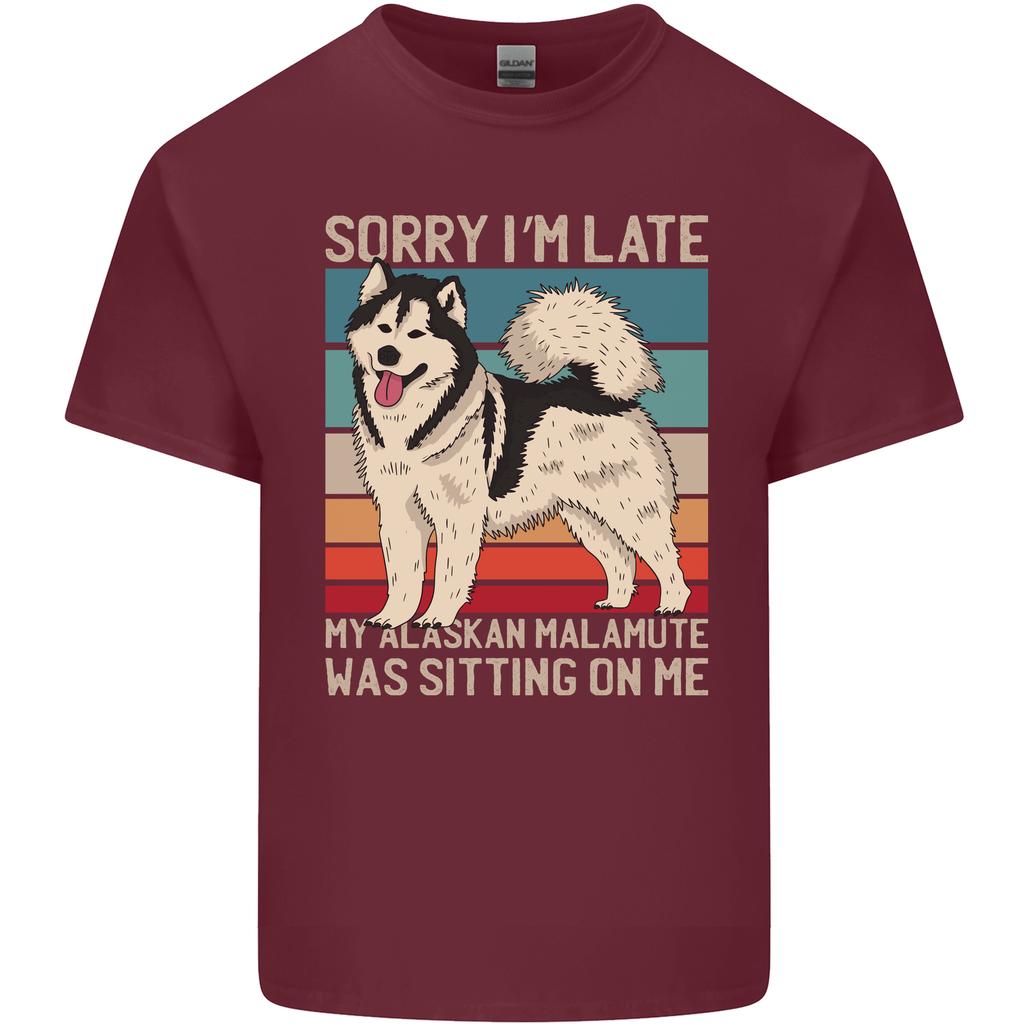 Alaskan Dog Sorry Im Late Unisexs Light Cotton TShirt