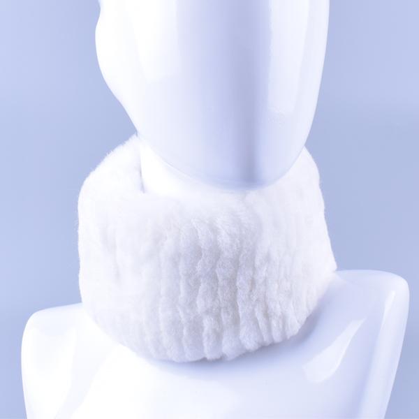 Raglaido Ring Scarves Woman Real Fur Neck Warmer Winter Rabbit Warm Soft Women's Scarves Luxury Brand Fur Collar Scarf