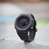 G-Shock Городская Битва Повседневная Мода Тренд Ударопрочные Водонепроницаемые Кварцевый Механизм Ремешок из Смолы Часы Мужские Черные GA-2100VB-1APR
