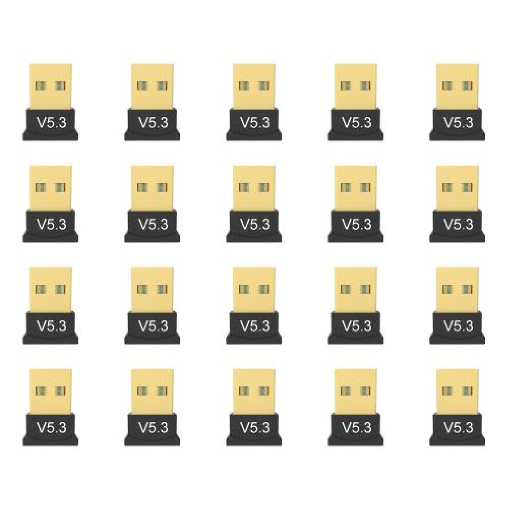 10/20 шт. Беспроводной USB-адаптер Bluetooth 5.3/5.1 Поддержка Windows 11/10/8.1 BT Аудиопередатчик Plug Play Музыкальный приемник Адаптер