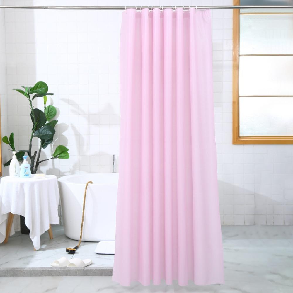 Thickened PEVA With Hook Mildew Proof Shower Curtain Bathroom Curtain Waterproof