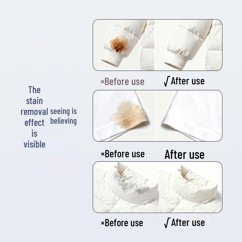 Portable Dry Clean Wipes for Jackets & Ski Suits - Strong Stain Removal, No-Wash, Individually Packed