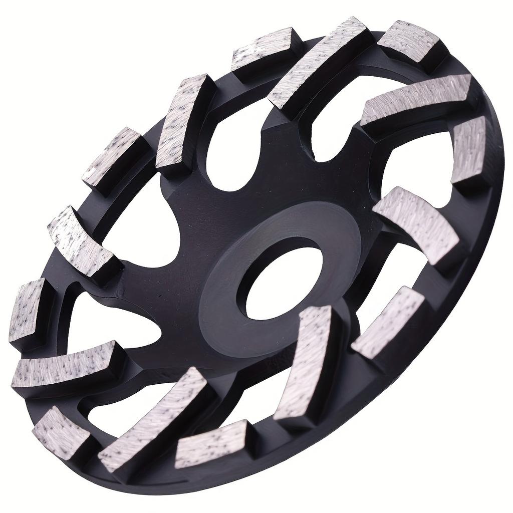 5-inch Diamond Cup Wheel, Suitable for Concrete and Stone - High Durability Grinding Disc with Beveled Teeth, Angle Grinder Compatible
