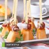 200 Pieces Mini Size Disposable Fruit Fork Bamboo Fruit Picks Portable Appetizer Forks  Restaurant