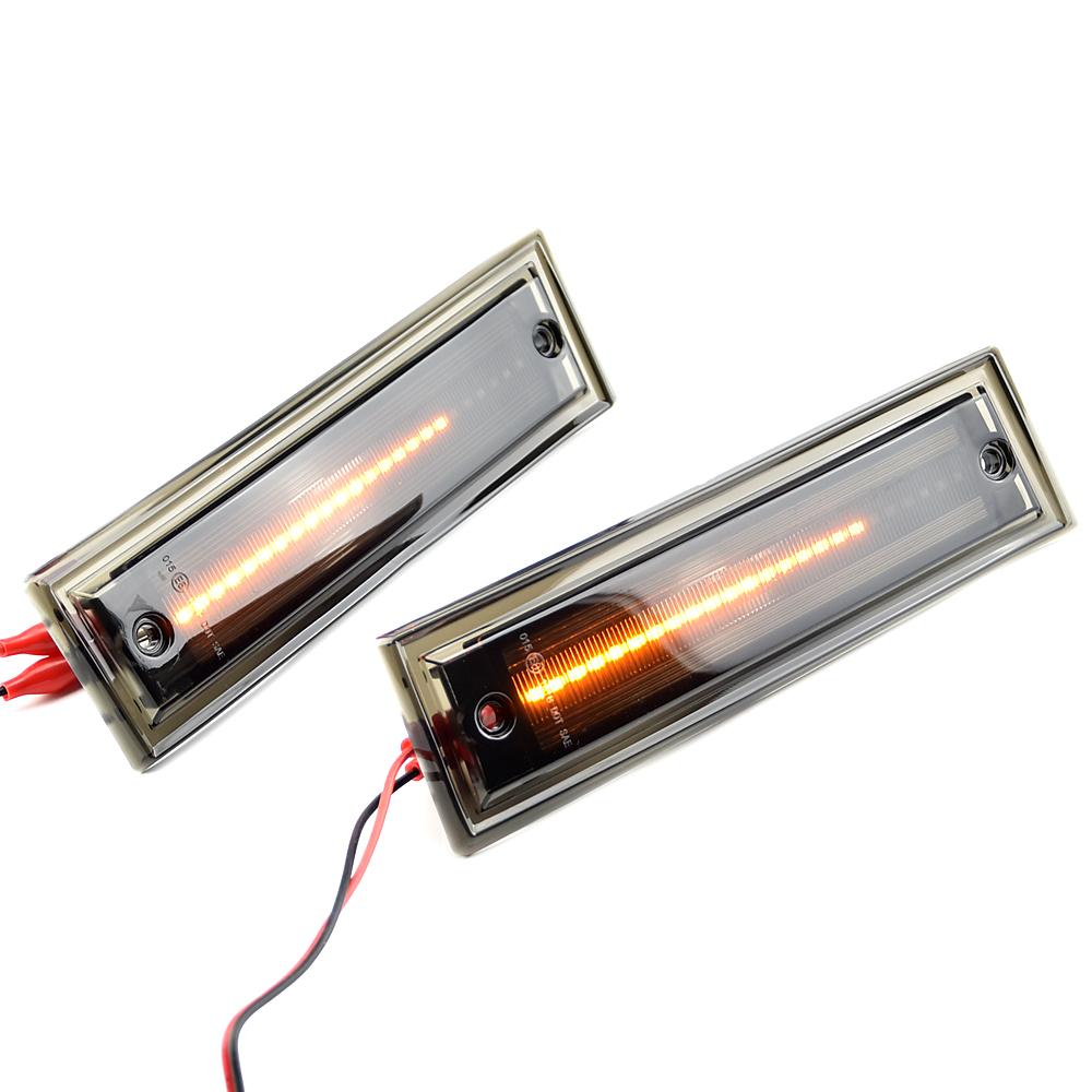 2 шт. светодиодный динамический боковой габаритный указатель поворота для Chevrolet C/K Tahoe Suburban Silverado GMC Yukon