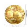Мраморный мяч Ronaldo's Golden Name, размер 5, машинная строчка, для тренировок и матчей в помещении/на улице, уникальный подарок для любителей футбола, на день рождения/Рождество/свадьбу