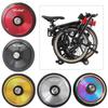 Высокопрочные крылья/крыло колеса для складного велосипеда Brompton S из алюминиевого сплава, колеса с втулкой на стальных шарикоподшипниках