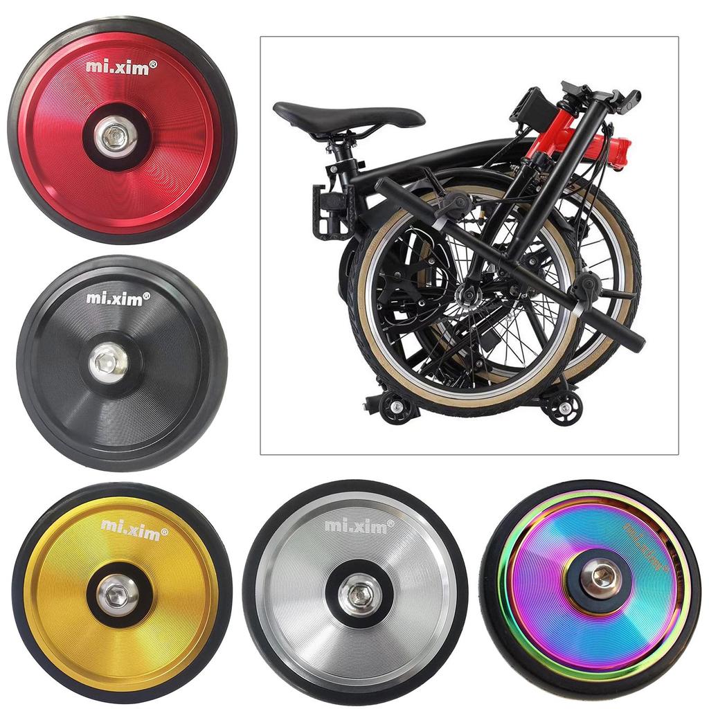Высокопрочные крылья/крыло колеса для складного велосипеда Brompton S из алюминиевого сплава, колеса с втулкой на стальных шарикоподшипниках