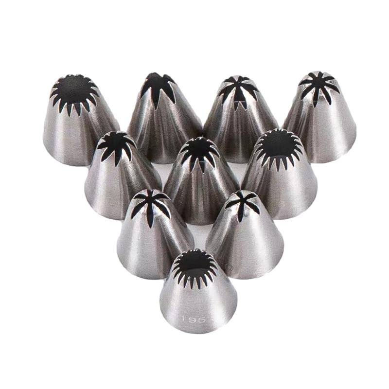 20 Styles Stainless Steel Medium Cream Icing Piping Nozzles Cake Cookie Pastry Tips DIY Decorating Tools Kitchen Utensils