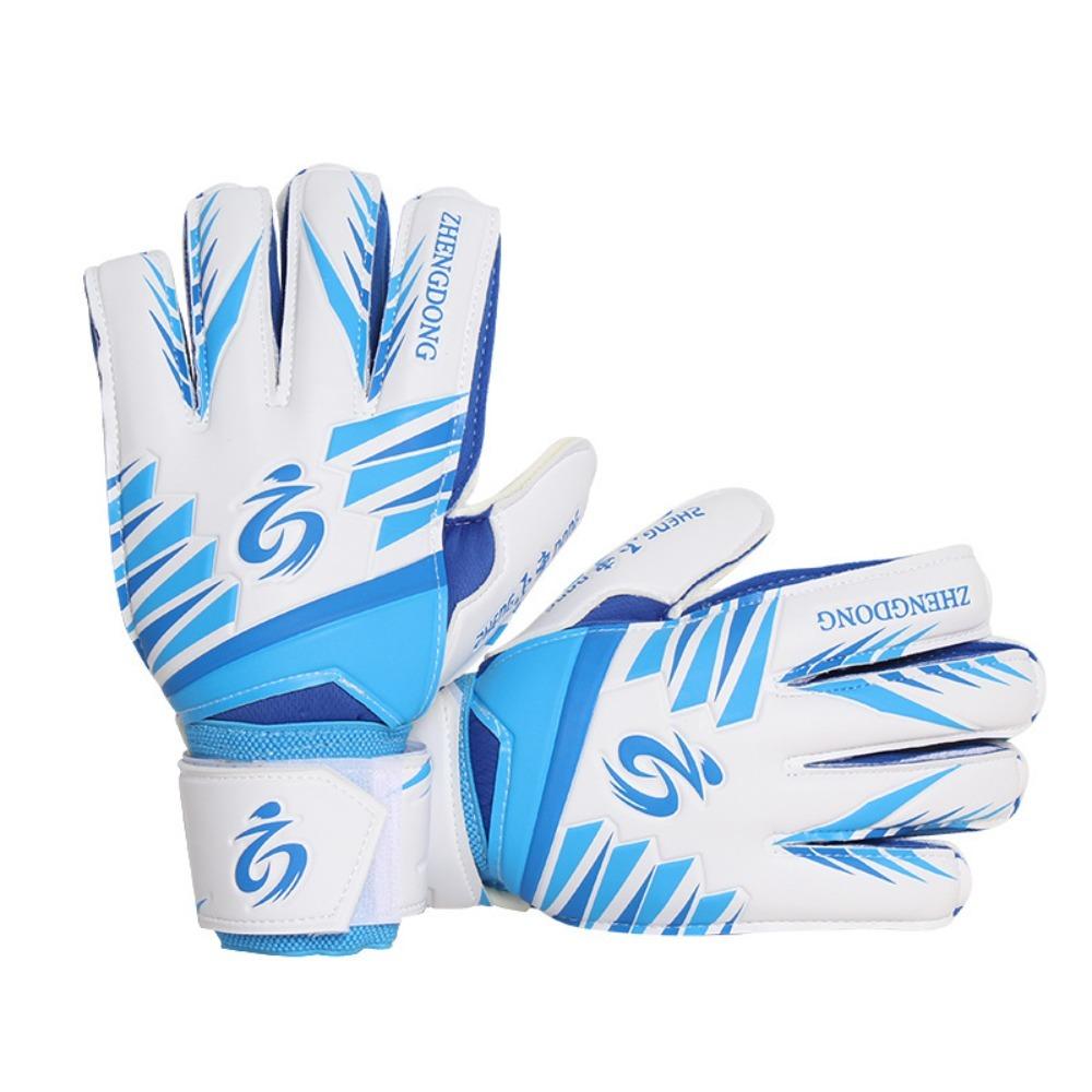 1 Pair of Excellent Football Gloves Anti-slip Goalkeeper Training Gloves Play Soccer