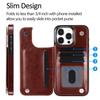 Флип-чехол из ПУ-кожи для IPhone 13 12 Mini 17 Air 16E 16 15 Plus 14 11 Pro Max Кошелек с держателем для карт Ударопрочный чехол