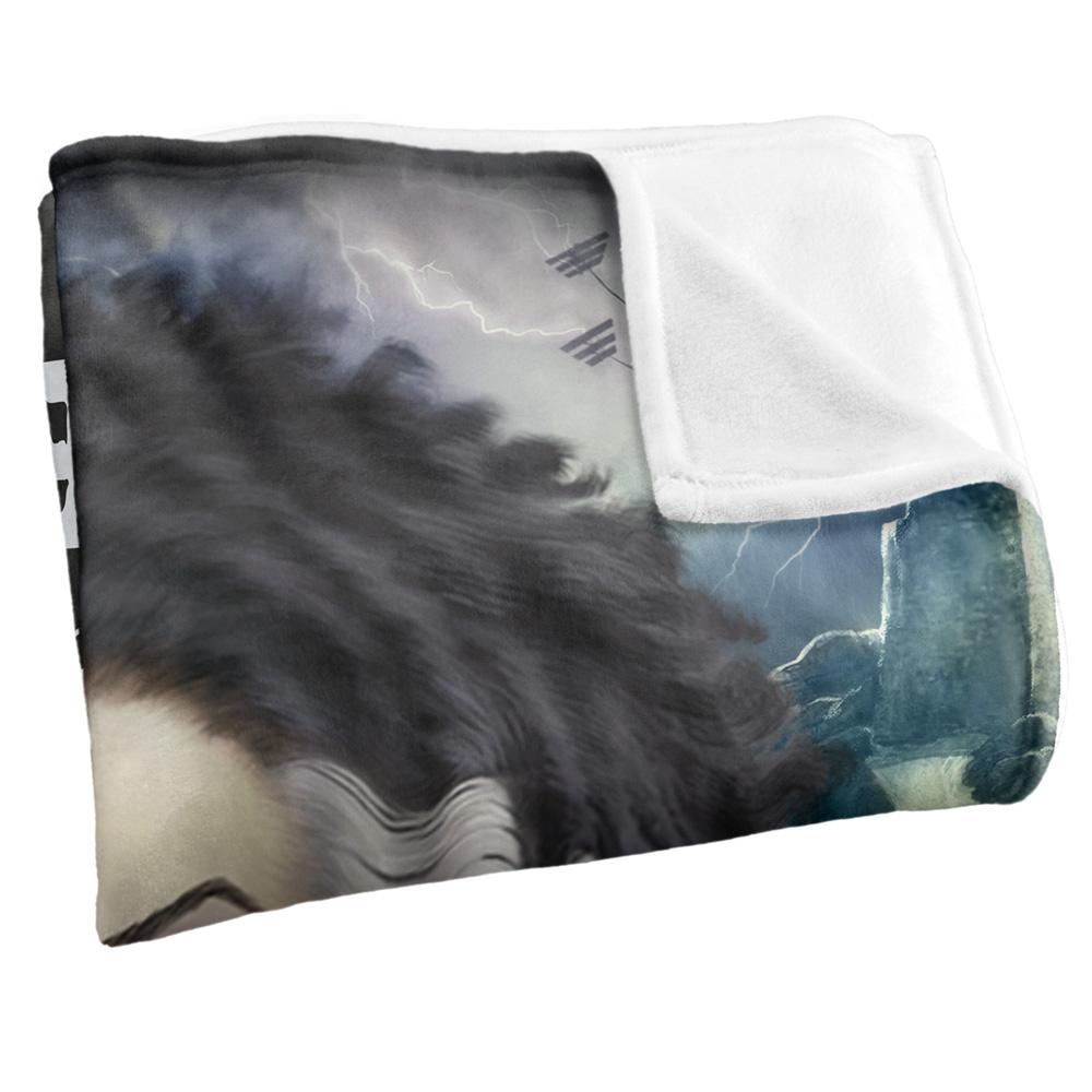 Universal Monsters Head Bride Of Frankenstein Blanket