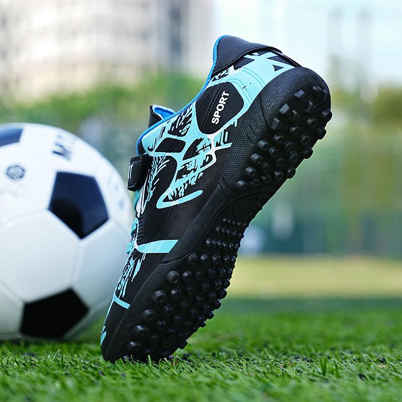 Kids Soccer Shoes Society FG School Football Boots Cleats Grass Sneakers Boys Girls Outdoor Athletic Training Sports Footwear