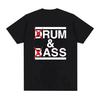 Funny Drum and Bass T Shirt Rum and Ass Lovers Jokes Short Sleeve 100_ Cotton T-shirt Unisex Fashion