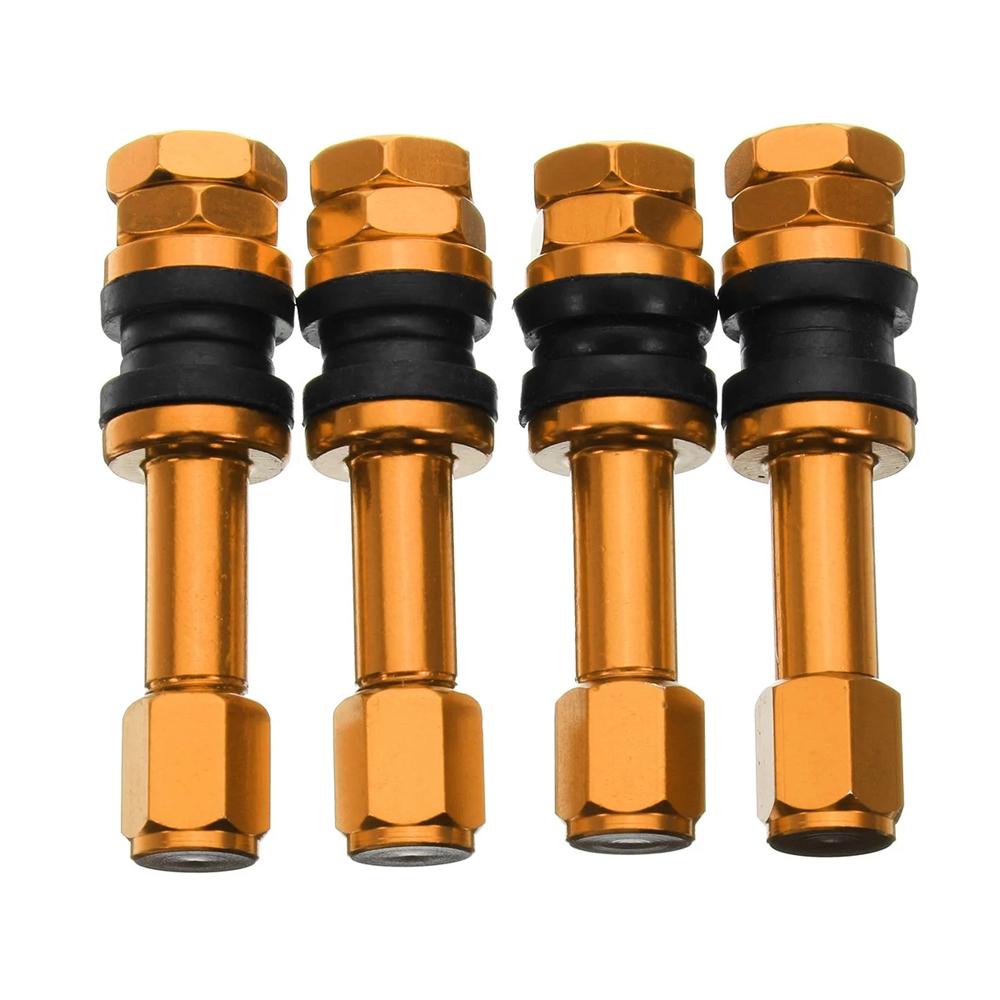 Tubeless High Pressure Bikes Motorcycles TR48E Tire Valve Stems Valves Dust Caps Bolt-in