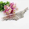 50Pcs Metal Alligator Hair Clips Bow Teethed Barrette Crocodile Clamp Diy Clip
