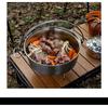 CLS 4.3L Stainless Steel Outdoor Steamer Pot - Portable for Rice, Noodles, Soup Cooking, with Steaming Basket