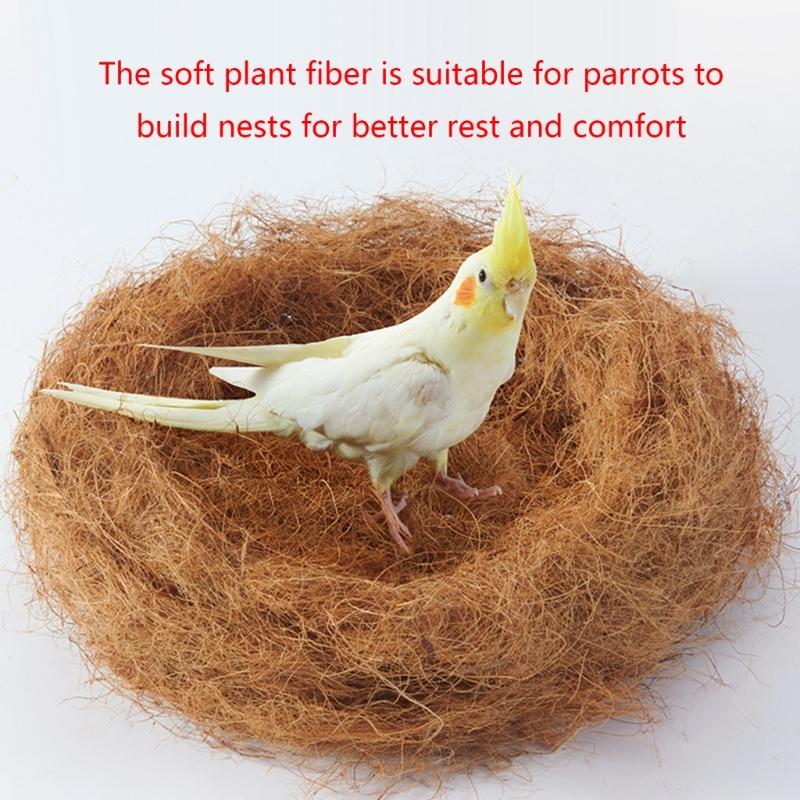 500g/200g Natural Bird Supplies Sterilized Natural Coconut Fiber for Bird Nest Excellent Toy Bird Nesting Materials