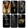 Чехол Anubis Ankh Pharaoh для задней панели iPhone 17 Air 16 15 14 13 11 12 Pro Max Plus Shell Coque