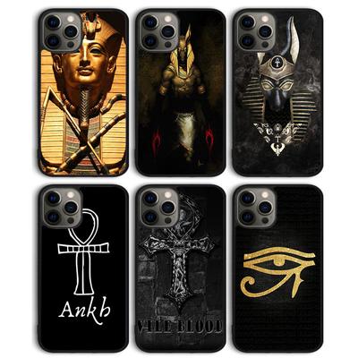 Чехол Anubis Ankh Pharaoh для задней панели iPhone 17 Air 16 15 14 13 11 12 Pro Max Plus Shell Coque