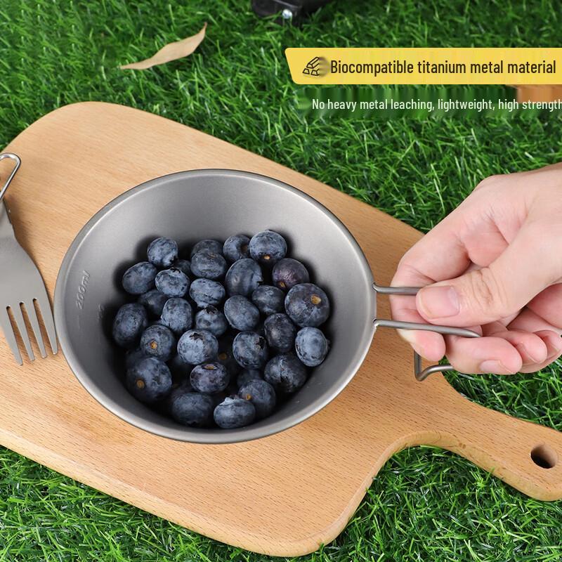 Portable Foldable Titanium Sierra Camping Bowl
