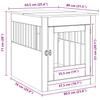 Artisan Oak Style Dog Crate 64.5 x 80 x 71 cm