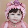 BZDOLL 55 см, мягкая силиконовая кукла реборн, игрушка для девочки, тканевое тело, реалистичное 22 дюйма, платье принцессы Лизы для малышей, Bebe, подарок на день рождения