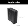 MX02 Маленький корпус для компьютера Мини-корпус ITX Корпус HTPC для ПК Настольный корпус для материнских плат 17x17 17x19 см