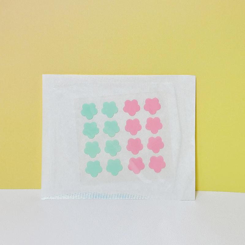 12 шт. Звездообразные разноцветные гидроколлоидные пластыри от прыщей для ухода за кожей лица, изолирующие от загрязнения воздуха, закрытые акне, маскирующие недостатки