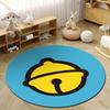 Multiple Sizes Doraemon Cartoon Print Round Carpet for Living Room Bedroom Table and Chair Sofa Home Decor Area Rug Play Mat