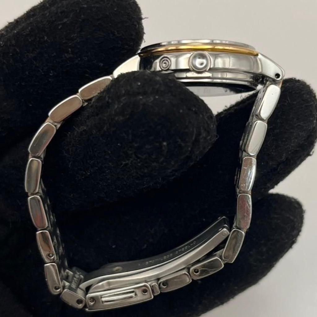 Rare SEIKO EXCELINE 9p diamond gold watch