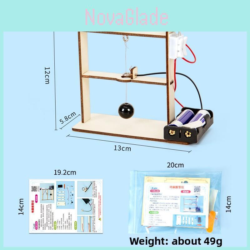 Earthquake Sensor Diy Model Science Experiment With Multimaterial Kit For Stem Education