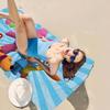 Cartoon P-Pocoyo Microfiber Beach Towel Absorbent Quick dry Soft Yoga Swimming Resort Mountain Climbing Towel