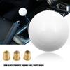JDM Glossy White Round Ball Shift Knob For Toyota Scion Wrx Subaru M12x1.25